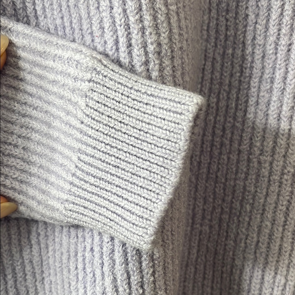A Babaton lilac v neck sweater . Beautiful merino wool. - Picture 4 of 4